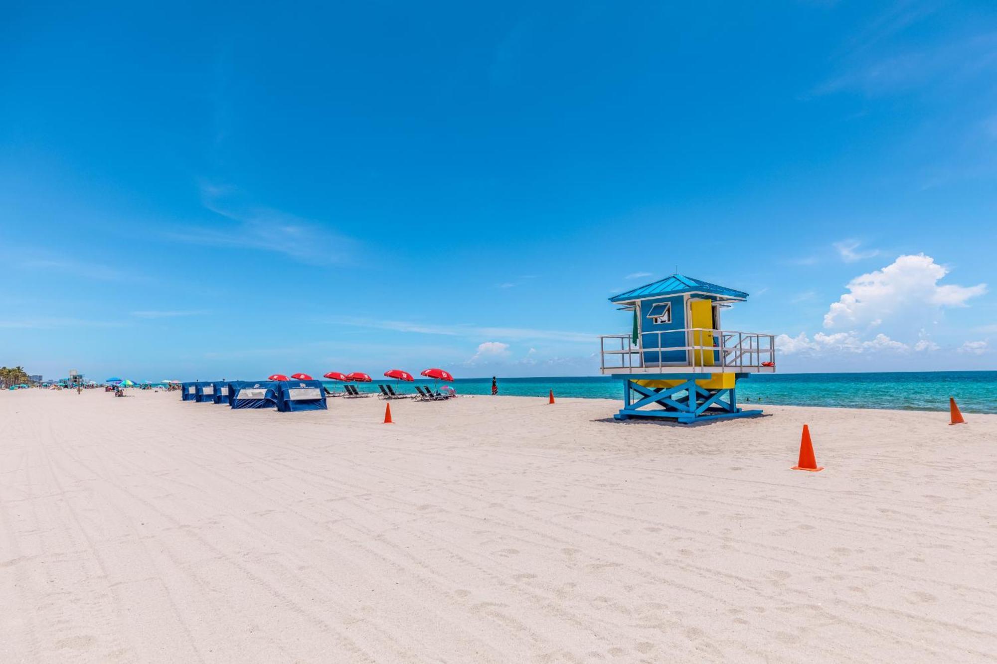 Stylish Private Beach Condo In Hollywood Fl, 3Min Walk To Hollywood Beach Екстериор снимка